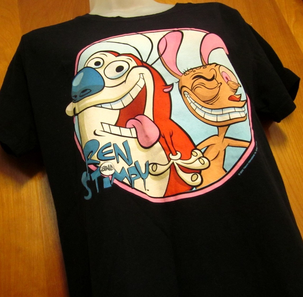 REN & STIMPY youth 2XL tee Nickelodeon cartoon T shirt XXL