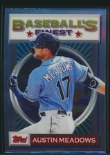 2020 Topps Baseball's Finest Flashbacks #188 Austin Meadows Rays