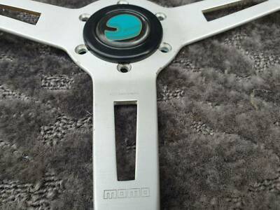 Very Rare MOMO CHECKMAN Wood steering wheels with vintage jacky