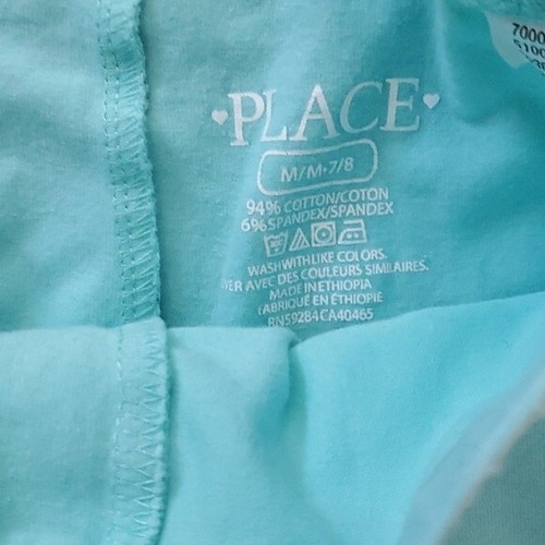 4 Pair Leggings Size 6-8 Grey, Navy, Aqua Childrens Place, SO, Carters - Picture 6 of 14
