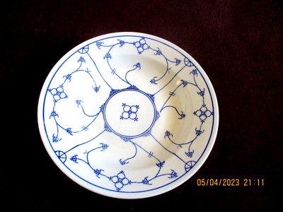 JÄGER Original-Blau SAKS SUPPENTELLER  GDR  Größe 22,2 cm  Nr. 3