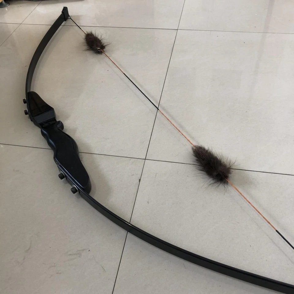 Archery Bow String Silencer Artificial Beaver Hair for Recurve/ Compound Bow - Image 4 of 4