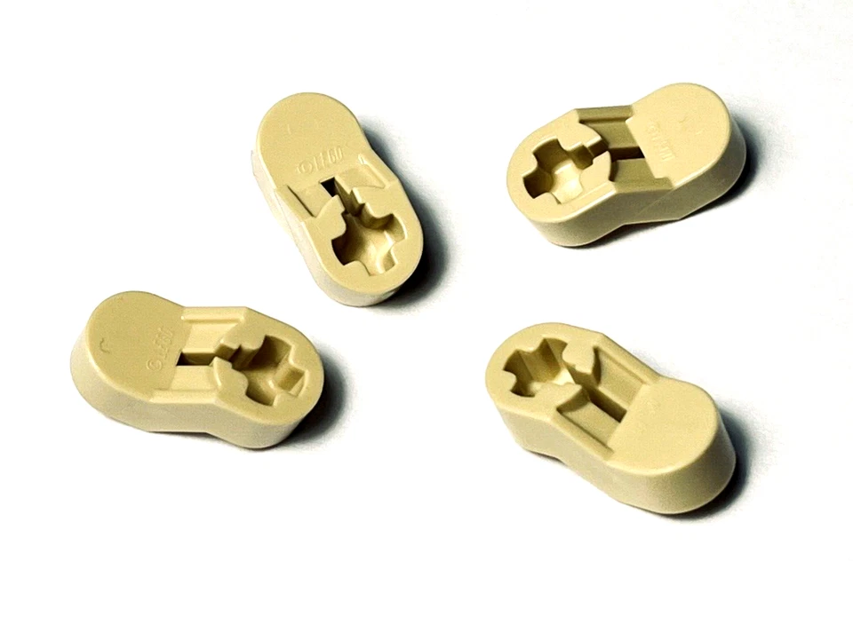 LEGO 4x Technic Engine Crankshaft Center 2854 10721 65126 TAN NEW  - Image 3 of 4