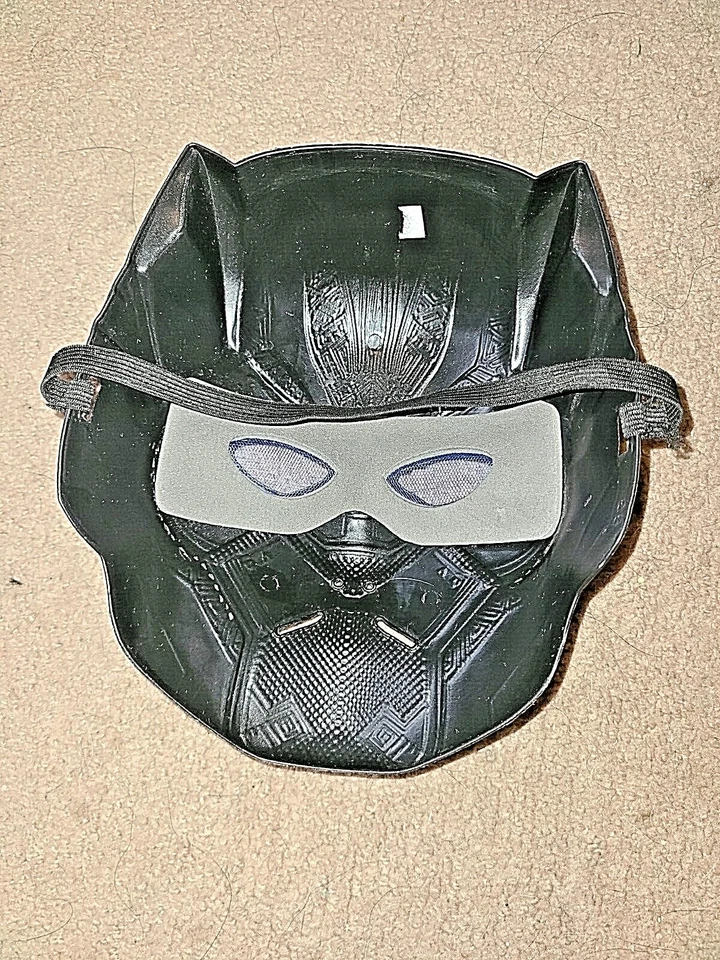 Máscara Infantil Pantera Negra Marvel Avengers Endgame Plástico Vibranium Wakanda Prop Foto 2 de 2