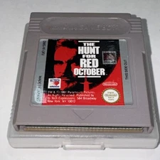 Hunt for Red October (Nintendo Game Boy, 1991) Cartridge And Case Tested Works