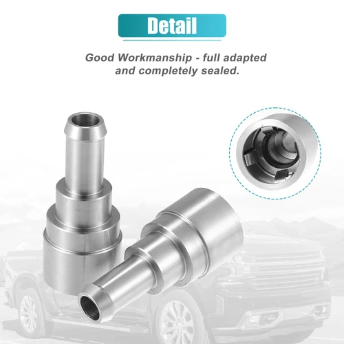 2pcs Coolant Connector Hose for Chevrolet Silverado 3500 2001-2006 15032062 - Bild 5 von 7