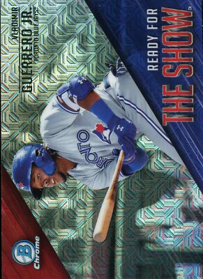 2019 Bowman Chrome Mega Box #RFTS1 Vladimir Guerrero Jr. Refractor Prospect Card