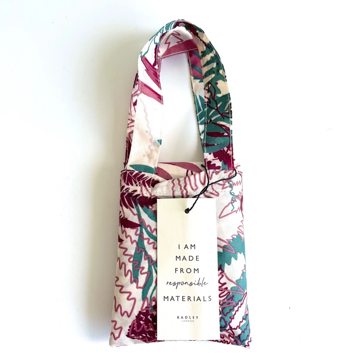 Radley Botanical Floral Foldaway Bag BNWT eBay