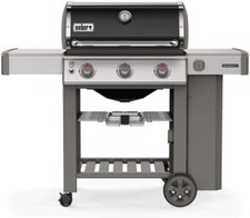 Weber Barbecue a Gas GPL Genesis E-310 GBS Acciaio Nero con Ruote Girevoli
