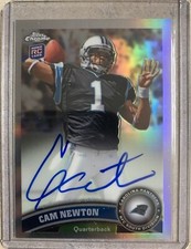 2011 Topps Chrome REFRACTOR ROOKIE Cam Newton.  AUTO!!!