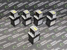 USED Lot of 5 Siemens 3RH1140-1BB40 SIRIUS Contactor Assemblies 10A