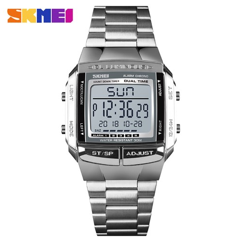 SKMEI Military Sport Watch Electronic Men Watch Digital Alarm Wristwatches S1Q2 - Picture 2 of 13
