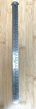 Drafting 12 inch Stainless Steel Ruler, with 6  12 PT. , Inches and Agate 612F