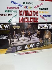 AEW All Elite Wrestling Authentic Scale Ring Playset & Kenny Omega Exclusive NEW
