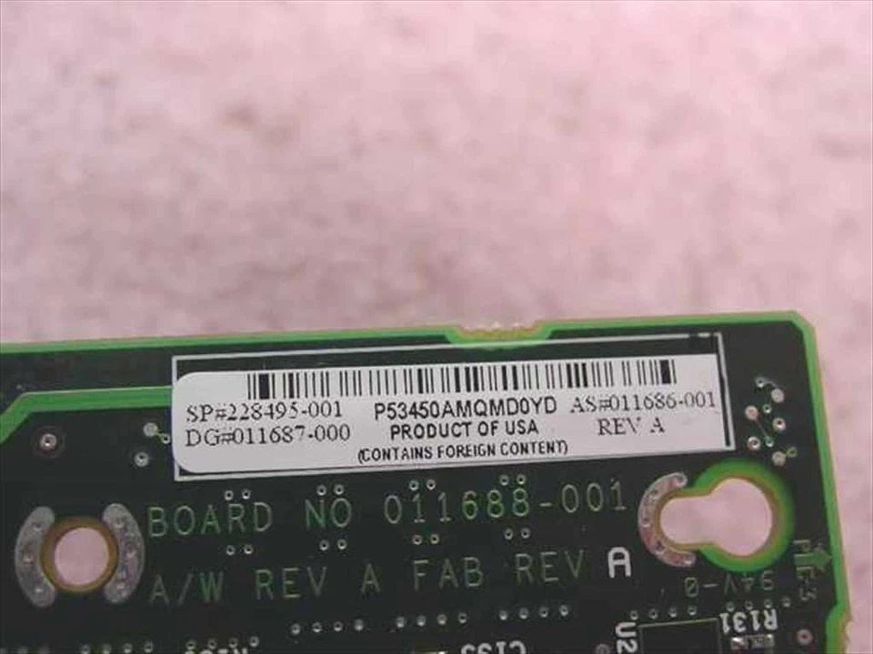 Compaq 228495-001 3 PCI Slot Riser Board Card 011688-001 Rev A - Image 3 of 3