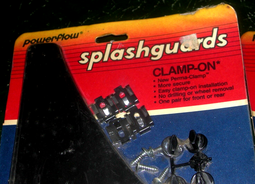 2 - Vintage PACK Powerflow Custom "FORD" Splash Guards Mud Flaps - Picture 5 of 10