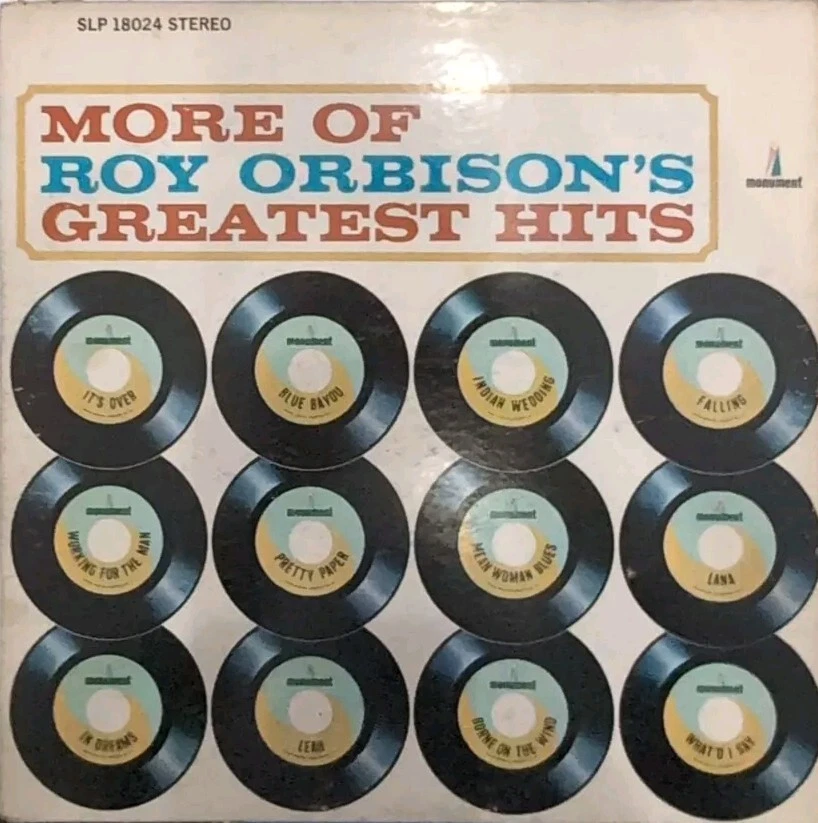 Roy Orbison Vinyl LP Record Lot Of 8 Dreams Orbiting Early GS Hits Only One - Image 3 of 4