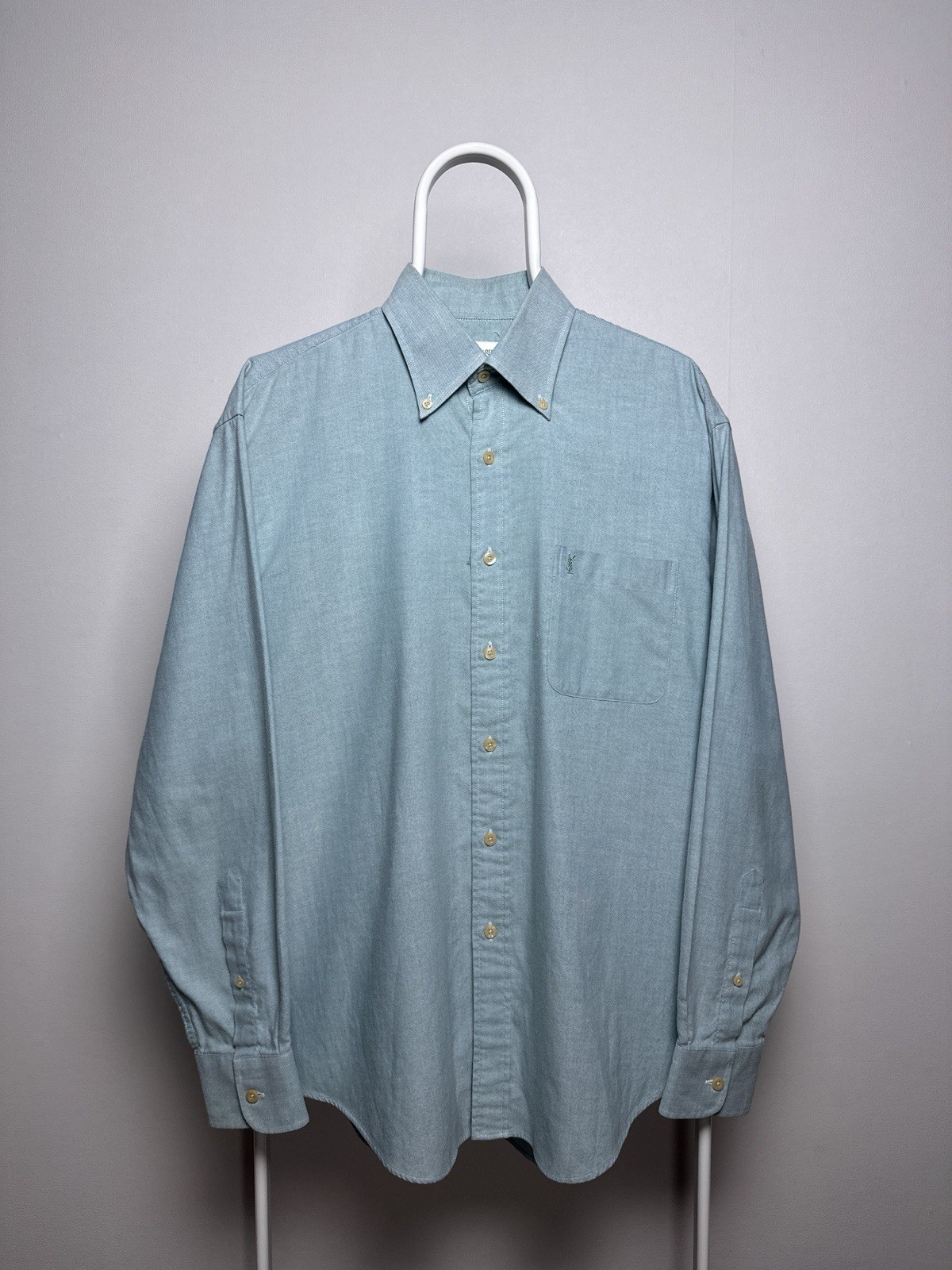 Camicia vintage Yves Saint Laurent con bottoni taglia L