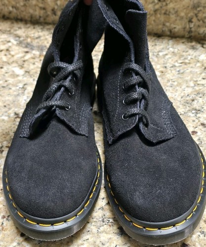 New Dr. Martens 1460 Pascal Black Suede Lace Up Boots Size Men 11 / Women 12 - Picture 6 of 10