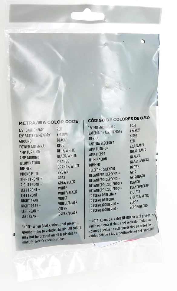 Metra Turbowire OEM Wire Harness for 2007-2014 Dodge Chrysler Jeep 71-6522 - Image 4 of 4