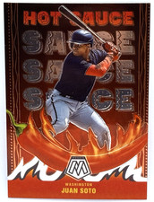 Juan Soto #HS-2 2022 Panini Mosaic Hot Sauce Washington Nationals
