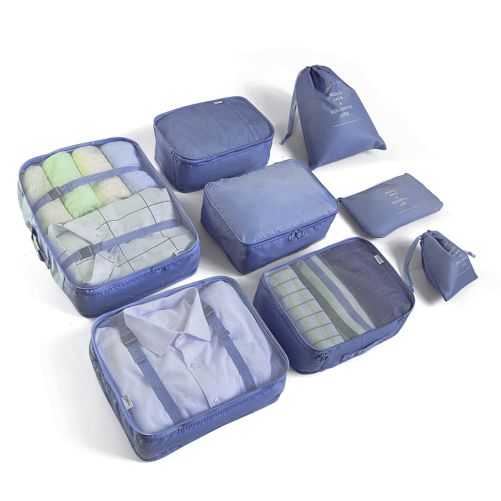 Set de bagage 8-en-1 pour un voyage en famille sans plis ni désordre