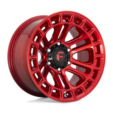 18x9 Fuel D719 Heater Candy Red Machined Wheel 6x135 1mm