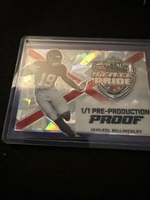 “1/1 Jahleel Billingsley Leaf Metal Draft Proof Alabama” ROLL TIDE!!!