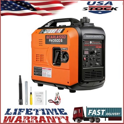 5000W Portable Inverter Generator Gas Powered Quiet for Home Backup Lightweight