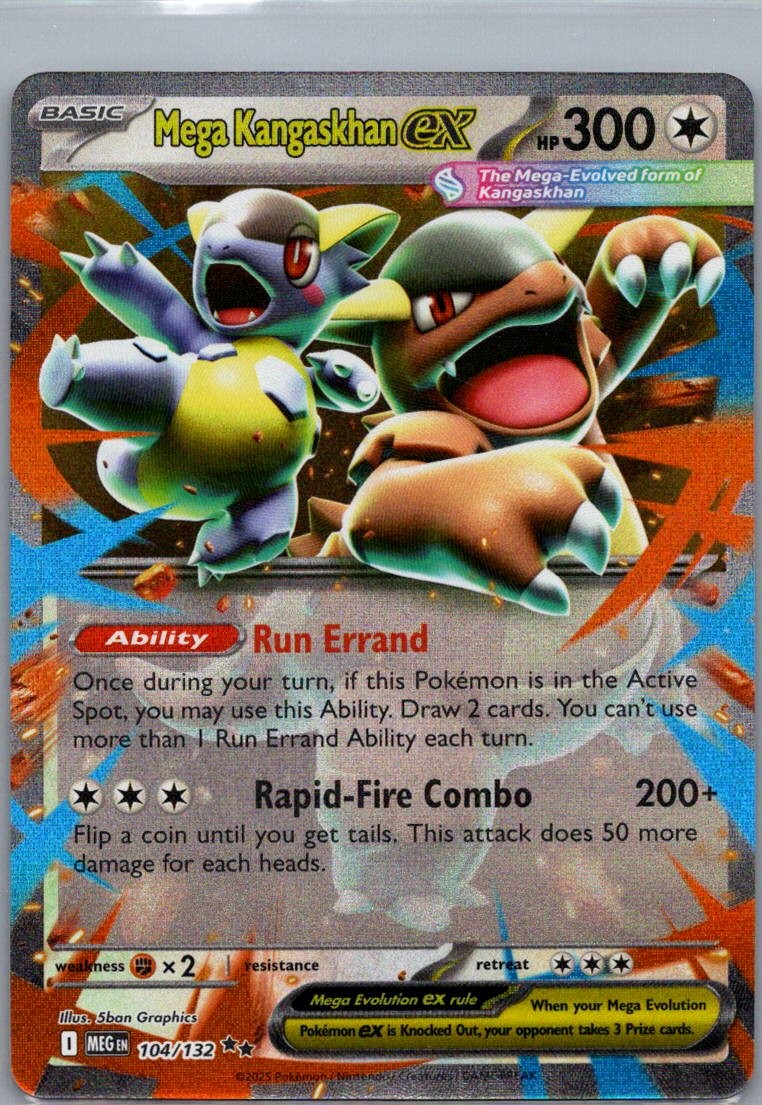 Mega Kangaskhan ex - Double Rare ME01: Mega Evolution 104/132 LP-NM