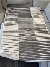 Ruggable Gradasi Flatwoven Washable Rug 5x7  with Nonslip Pad Gray / Taupe