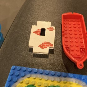 Lego Lot Replacement Parts Fm Sabre Island Plate Red Boat Rock Panel 6265 Lot 1