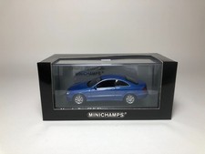 1/43 MINICHAMPS Mercedes-Benz CLK-Class Coupe 2002 Blue metallic