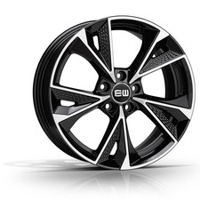 CERCHIO IN LEGA PER AUDI A3 8,0J18" 5X112 45 66,45 ELITE WHEELS LUSTER BLACK POL