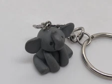 Small Elephant & Frien Charm Keychain