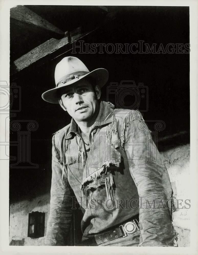 1967 Press Photo Actor in Western Clothing - srx00381