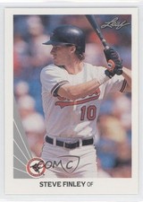 1990 Leaf Steve Finley #329 0c4