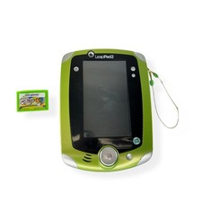 LeapFrog LeapPad Learning Tablet Green Factory Reset No Charger 1 Game