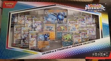 PRISMATIC EVOLUTIONS NEW Lucario EX and Tyranitar EX Premium Collection