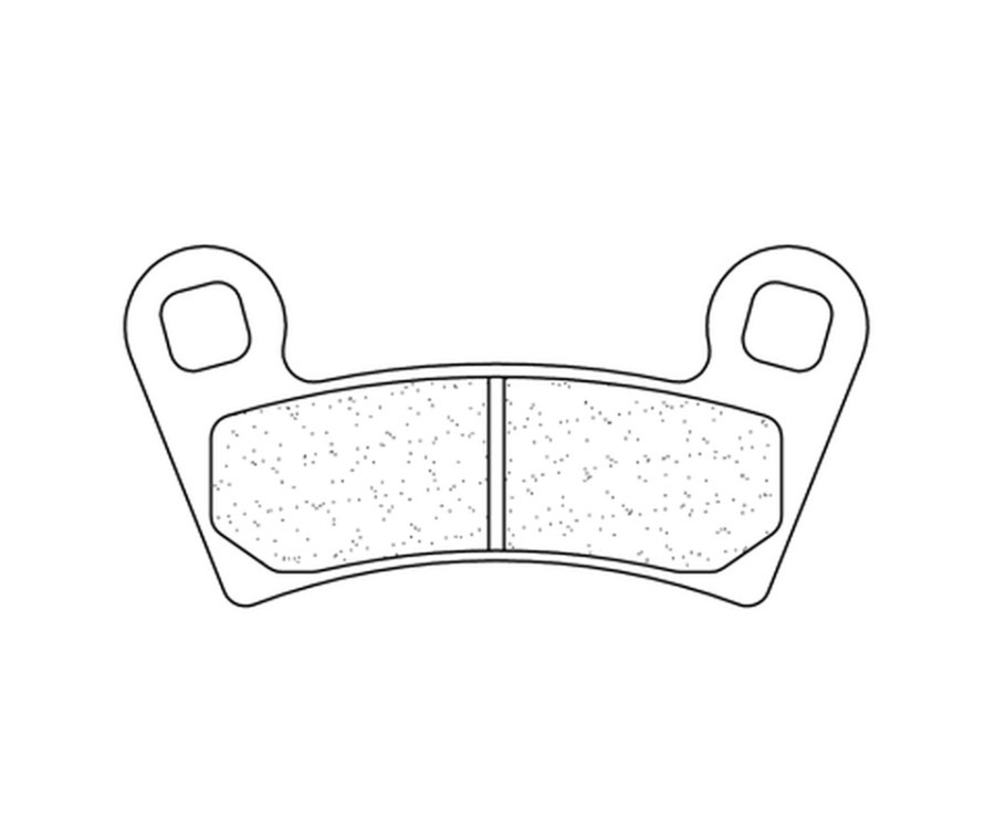 Plaquettes de frein quad CL BRAKES métal fritté 1220ATV1 contre l'usure prématurée