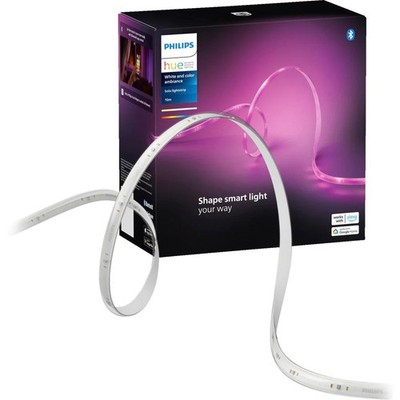 PHILIPS Hue Lightstrip Solo 10 m Smarter Lightstrip Kalt-Warmweiß und Farbe