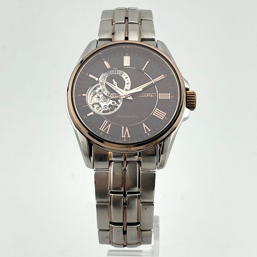 Working With Box Seiko Presage Back Skeleton Automatic Men s Watch image 4