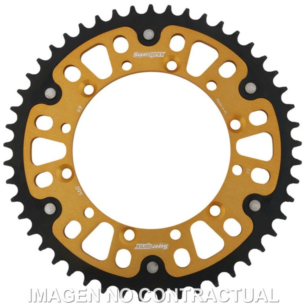 Crown Supersprox Stealth Gold 49 D for Moto Spare Parts Findings