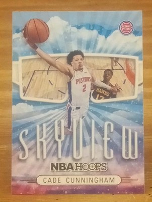 2022-23 Hoops Skyview Winter Cade Cunningham Detroit Pistons 