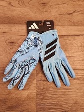 2026-Adidas Adizero 15 Electric GripTack   Football Gloves  BLUE-MEDIUM