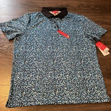 Redvanly Golf Polo Malibu Blue BRAND NEW $105 Retail Brewer Shirt XL Clover