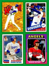 Lot of 4 2025 DDK Design Shohei Ohtani Cards Los Angeles Dodgers