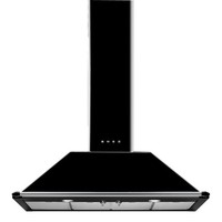 Smeg Victoria 110cm Chimney Cooker Hood - Black KT110BLE