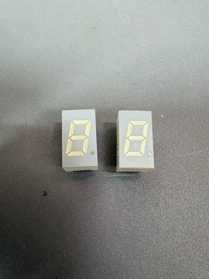177 PCS 1 Digit 7-Segment LED Display Common Cathode Through Hole Mixed Lot