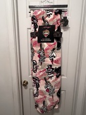 Ed Hardy Plush Throw Blanket 60x90 Pink Skull Dagger Top hat Panther Y2K Design